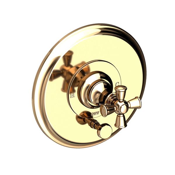 Newport Brass - Sutton Balanced Pressure Tub & Shower Diverter Plate with Handle. Less Showerhead, arm and flange.