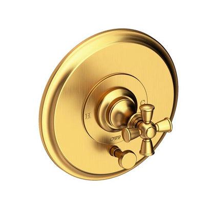 Newport Brass - Sutton Balanced Pressure Tub & Shower Diverter Plate with Handle. Less Showerhead, arm and flange.