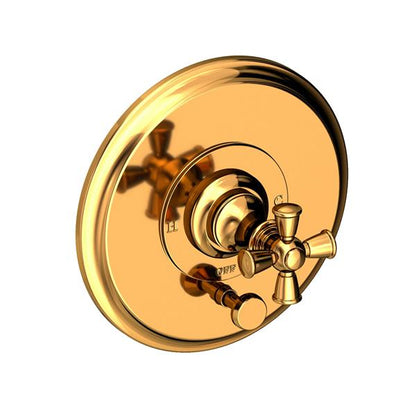 Newport Brass - Sutton Balanced Pressure Tub & Shower Diverter Plate with Handle. Less Showerhead, arm and flange.