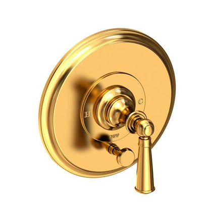 Newport Brass - Sutton Balanced Pressure Tub & Shower Diverter Plate with Handle. Less Showerhead, arm and flange.