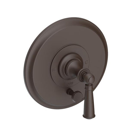 Newport Brass - Sutton Balanced Pressure Tub & Shower Diverter Plate with Handle. Less Showerhead, arm and flange.