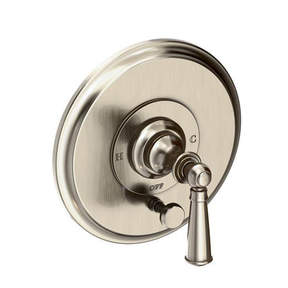 Newport Brass - Sutton Balanced Pressure Tub & Shower Diverter Plate with Handle. Less Showerhead, arm and flange.