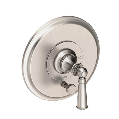 Newport Brass - Sutton Balanced Pressure Tub & Shower Diverter Plate with Handle. Less Showerhead, arm and flange.
