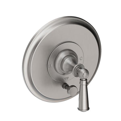 Newport Brass - Sutton Balanced Pressure Tub & Shower Diverter Plate with Handle. Less Showerhead, arm and flange.