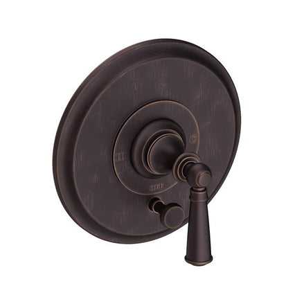 Newport Brass - Sutton Balanced Pressure Tub & Shower Diverter Plate with Handle. Less Showerhead, arm and flange.