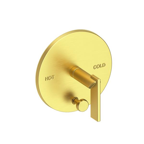 Newport Brass - Keaton Balanced Pressure Tub & Shower Diverter Plate with Handle. Less Showerhead, arm and flange.