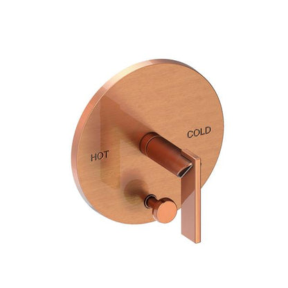 Newport Brass - Keaton Balanced Pressure Tub & Shower Diverter Plate with Handle. Less Showerhead, arm and flange.