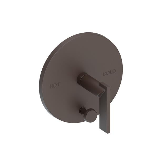 Newport Brass - Keaton Balanced Pressure Tub & Shower Diverter Plate with Handle. Less Showerhead, arm and flange.
