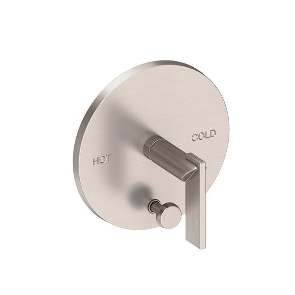 Newport Brass - Keaton Balanced Pressure Tub & Shower Diverter Plate with Handle. Less Showerhead, arm and flange.