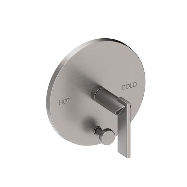 Newport Brass - Keaton Balanced Pressure Tub & Shower Diverter Plate with Handle. Less Showerhead, arm and flange.
