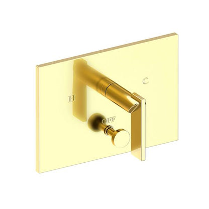Newport Brass - Metro Balanced Pressure Tub & Shower Diverter Plate with Handle. Less Showerhead, arm and flange.