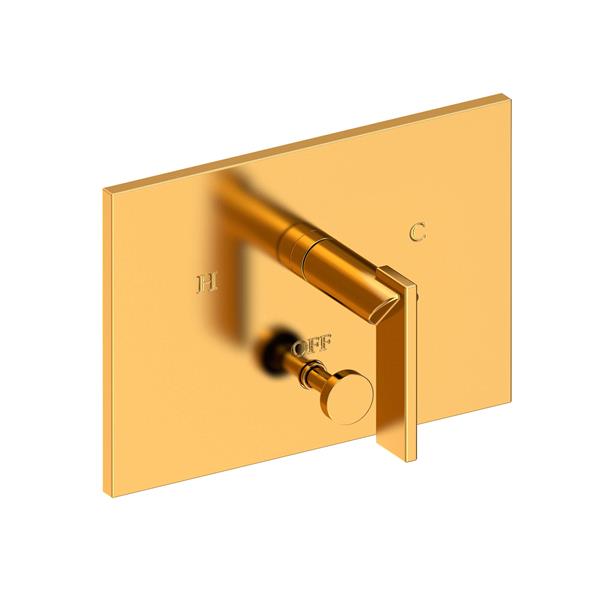 Newport Brass - Metro Balanced Pressure Tub & Shower Diverter Plate with Handle. Less Showerhead, arm and flange.