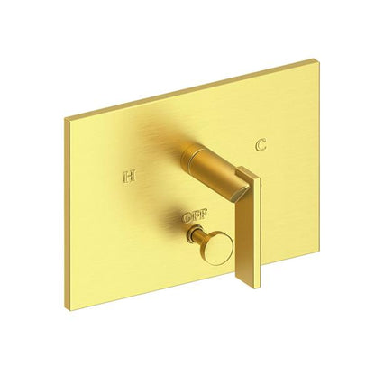 Newport Brass - Metro Balanced Pressure Tub & Shower Diverter Plate with Handle. Less Showerhead, arm and flange.