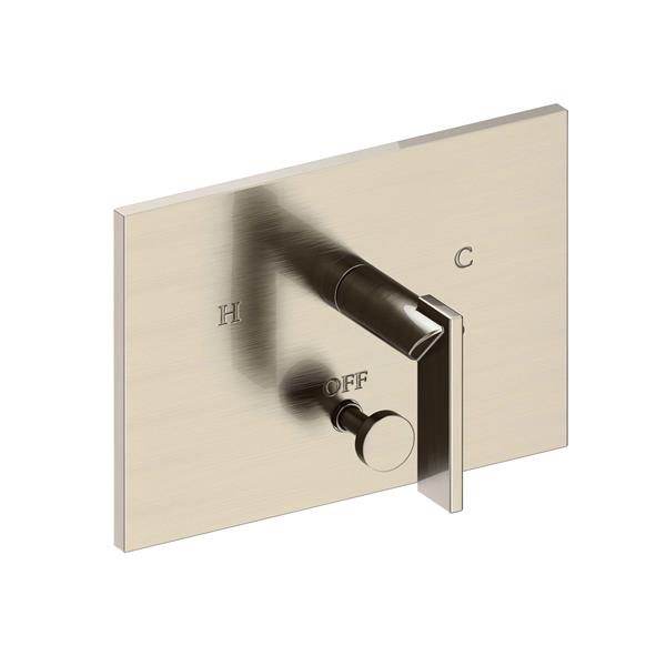 Newport Brass - Metro Balanced Pressure Tub & Shower Diverter Plate with Handle. Less Showerhead, arm and flange.