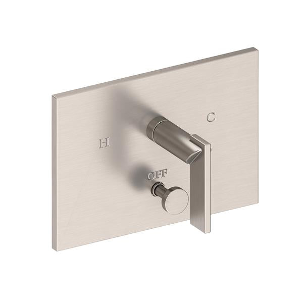 Newport Brass - Metro Balanced Pressure Tub & Shower Diverter Plate with Handle. Less Showerhead, arm and flange.