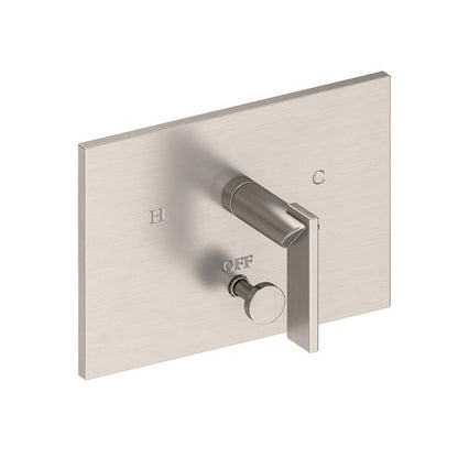Newport Brass - Metro Balanced Pressure Tub & Shower Diverter Plate with Handle. Less Showerhead, arm and flange.