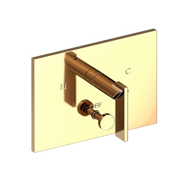 Newport Brass - Metro Balanced Pressure Tub & Shower Diverter Plate with Handle. Less Showerhead, arm and flange.