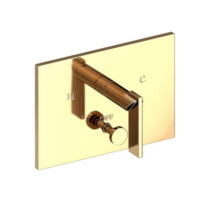 Newport Brass - Metro Balanced Pressure Tub & Shower Diverter Plate with Handle. Less Showerhead, arm and flange.