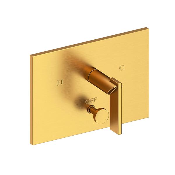 Newport Brass - Metro Balanced Pressure Tub & Shower Diverter Plate with Handle. Less Showerhead, arm and flange.
