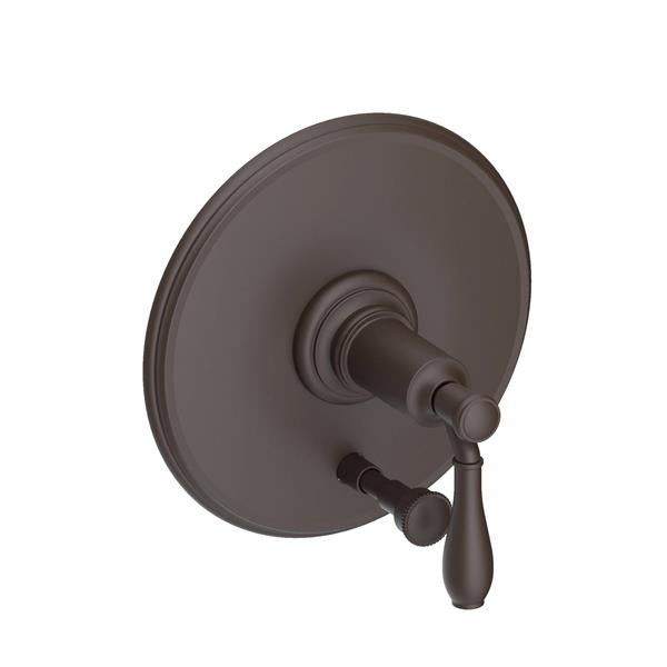 Newport Brass - Ithaca Balanced Pressure Tub & Shower Diverter Plate with Handle. Less Showerhead, arm and flange.