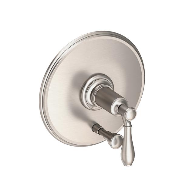 Newport Brass - Ithaca Balanced Pressure Tub & Shower Diverter Plate with Handle. Less Showerhead, arm and flange.