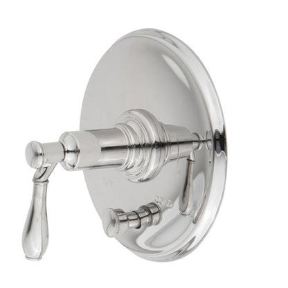 Newport Brass - Ithaca Balanced Pressure Tub & Shower Diverter Plate with Handle. Less Showerhead, arm and flange.