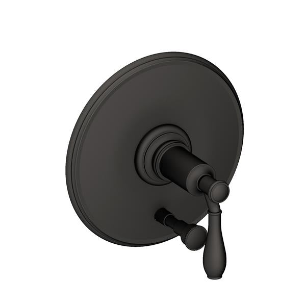 Newport Brass - Ithaca Balanced Pressure Tub & Shower Diverter Plate with Handle. Less Showerhead, arm and flange.