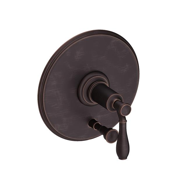 Newport Brass - Ithaca Balanced Pressure Tub & Shower Diverter Plate with Handle. Less Showerhead, arm and flange.