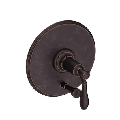 Newport Brass - Ithaca Balanced Pressure Tub & Shower Diverter Plate with Handle. Less Showerhead, arm and flange.