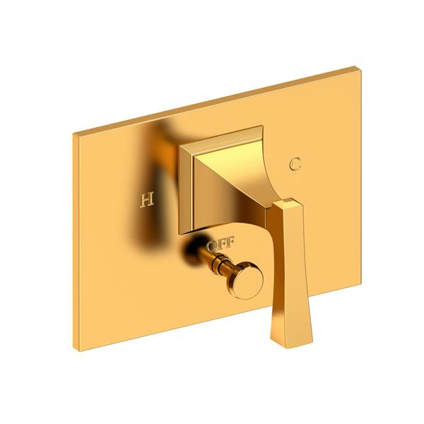 Newport Brass - Joffrey Balanced Pressure Tub & Shower Diverter Plate with Handle. Less Showerhead, arm and flange.