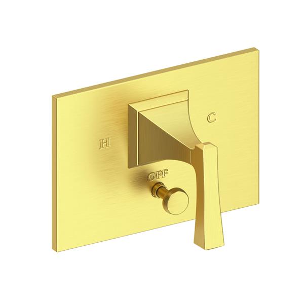 Newport Brass - Joffrey Balanced Pressure Tub & Shower Diverter Plate with Handle. Less Showerhead, arm and flange.