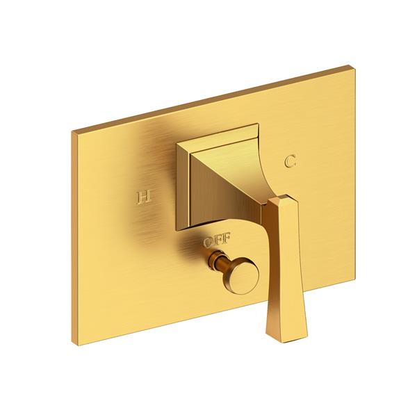 Newport Brass - Joffrey Balanced Pressure Tub & Shower Diverter Plate with Handle. Less Showerhead, arm and flange.