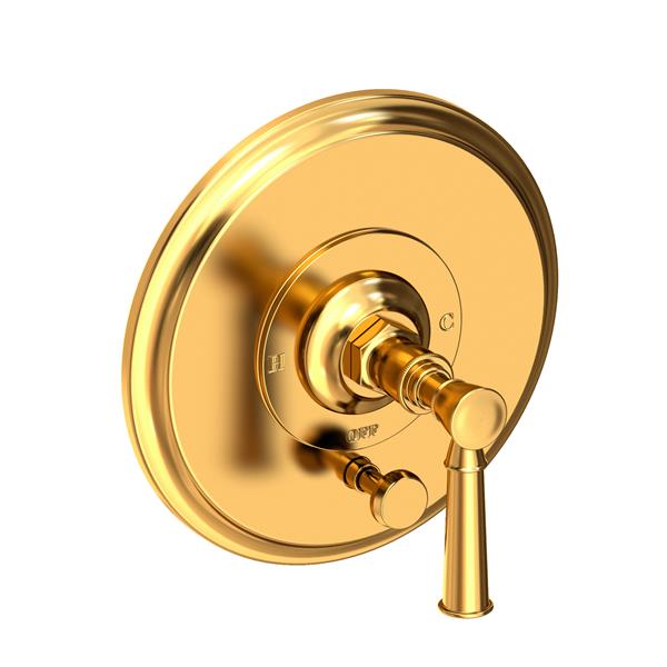Newport Brass - Balanced Pressure Tub & Shower Diverter Plate With Handle