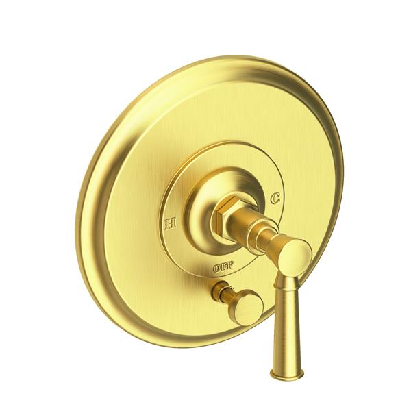 Newport Brass - Balanced Pressure Tub & Shower Diverter Plate With Handle