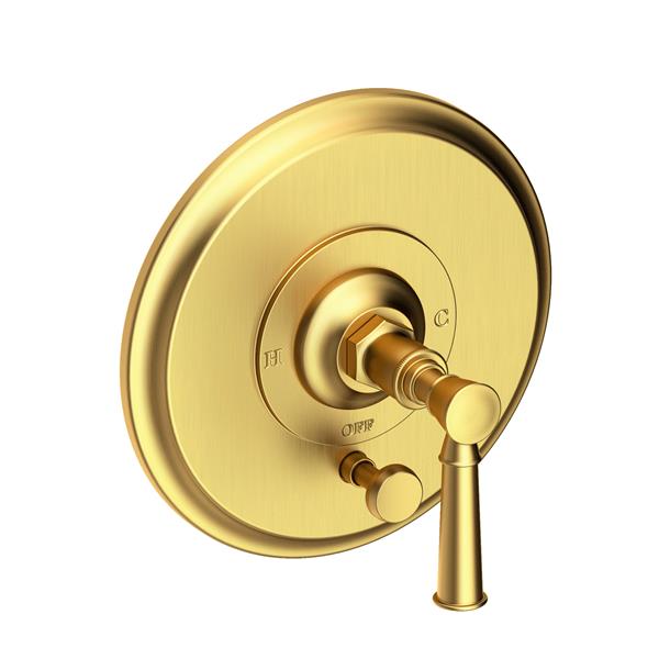 Newport Brass - Balanced Pressure Tub & Shower Diverter Plate With Handle