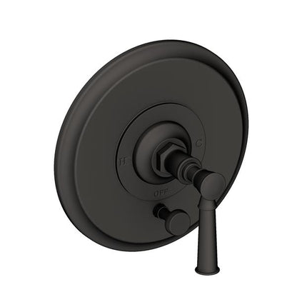 Newport Brass - Balanced Pressure Tub & Shower Diverter Plate With Handle