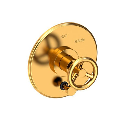 Newport Brass - Slater Balanced Pressure Tub & Shower Diverter Plate with Handle. Less Showerhead, arm and flange.