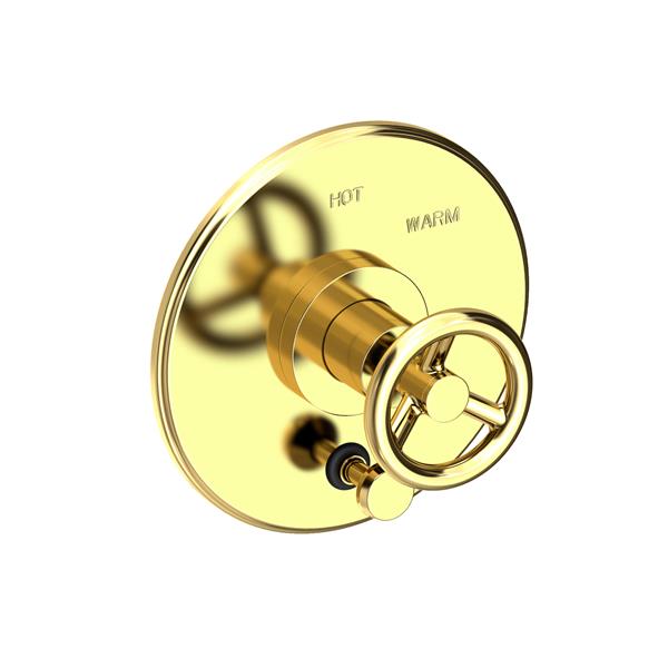 Newport Brass - Slater Balanced Pressure Tub & Shower Diverter Plate with Handle. Less Showerhead, arm and flange.