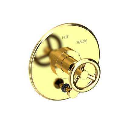 Newport Brass - Slater Balanced Pressure Tub & Shower Diverter Plate with Handle. Less Showerhead, arm and flange.