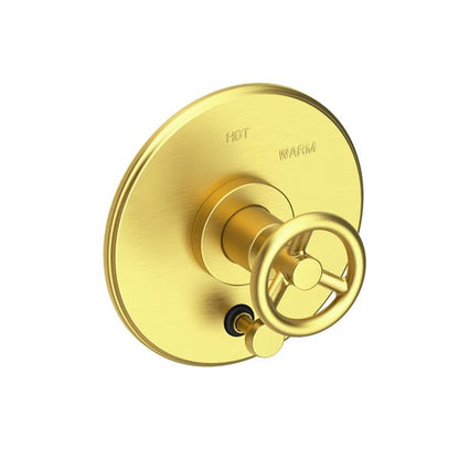 Newport Brass - Slater Balanced Pressure Tub & Shower Diverter Plate with Handle. Less Showerhead, arm and flange.