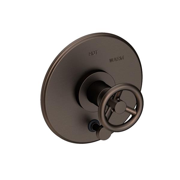 Newport Brass - Slater Balanced Pressure Tub & Shower Diverter Plate with Handle. Less Showerhead, arm and flange.