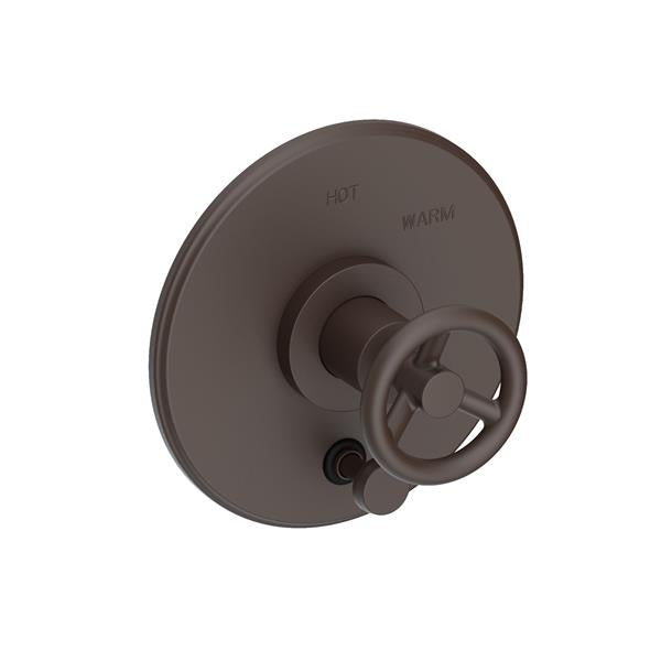 Newport Brass - Slater Balanced Pressure Tub & Shower Diverter Plate with Handle. Less Showerhead, arm and flange.