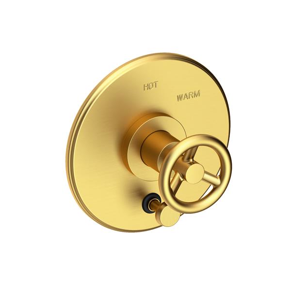 Newport Brass - Slater Balanced Pressure Tub & Shower Diverter Plate with Handle. Less Showerhead, arm and flange.