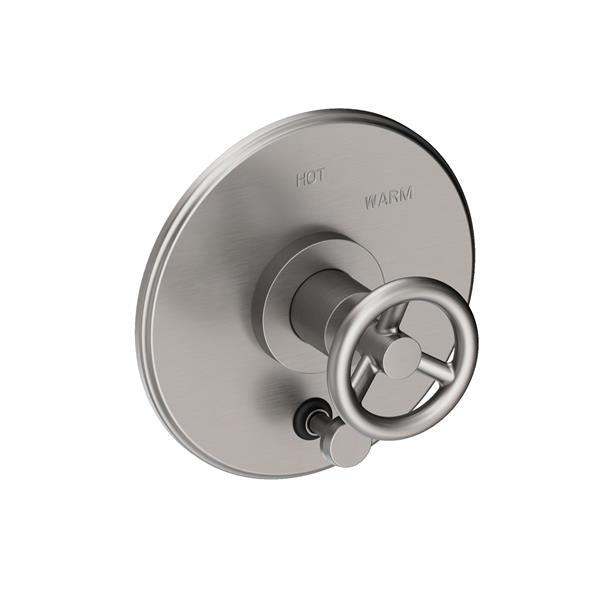 Newport Brass - Slater Balanced Pressure Tub & Shower Diverter Plate with Handle. Less Showerhead, arm and flange.