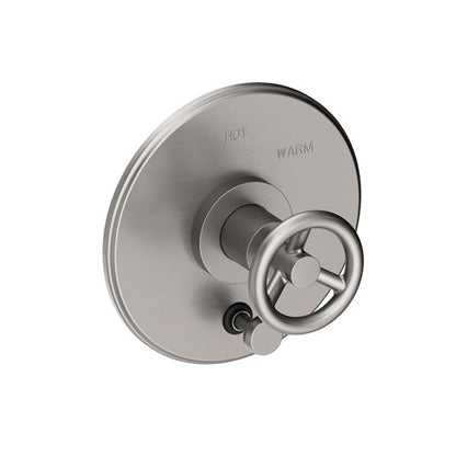Newport Brass - Slater Balanced Pressure Tub & Shower Diverter Plate with Handle. Less Showerhead, arm and flange.