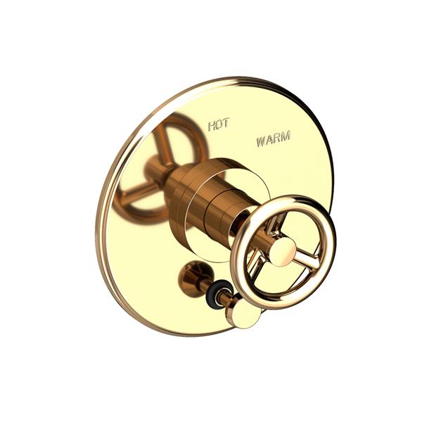 Newport Brass - Slater Balanced Pressure Tub & Shower Diverter Plate with Handle. Less Showerhead, arm and flange.