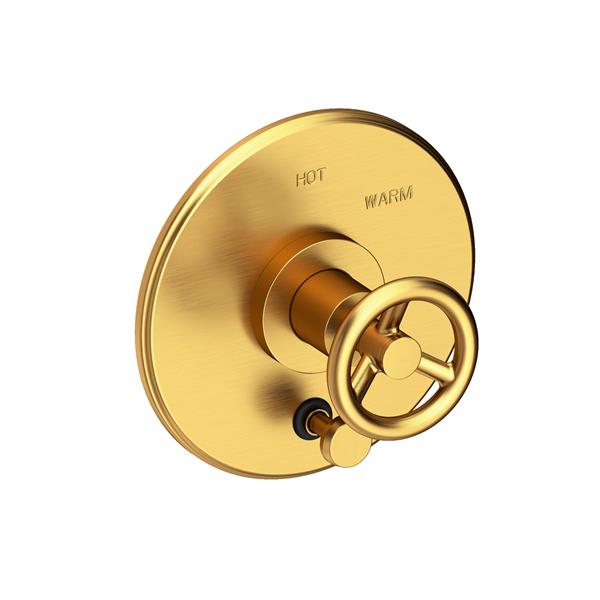 Newport Brass - Slater Balanced Pressure Tub & Shower Diverter Plate with Handle. Less Showerhead, arm and flange.