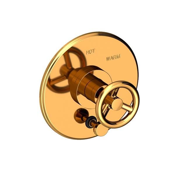 Newport Brass - Slater Balanced Pressure Tub & Shower Diverter Plate with Handle. Less Showerhead, arm and flange.