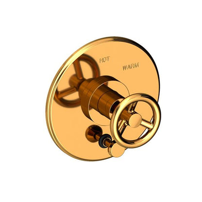 Newport Brass - Slater Balanced Pressure Tub & Shower Diverter Plate with Handle. Less Showerhead, arm and flange.