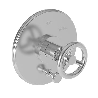 Newport Brass - Slater Balanced Pressure Tub & Shower Diverter Plate with Handle. Less Showerhead, arm and flange.